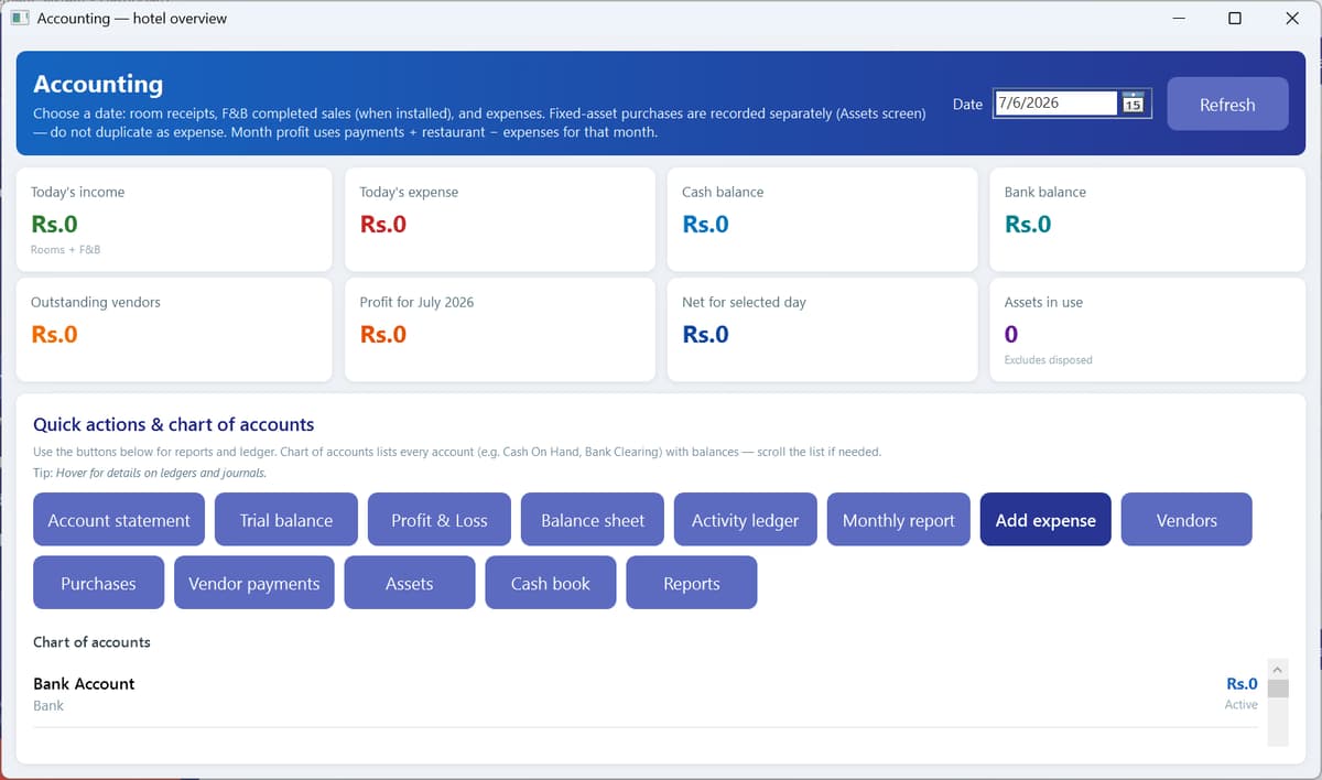 Accounting Dashboard